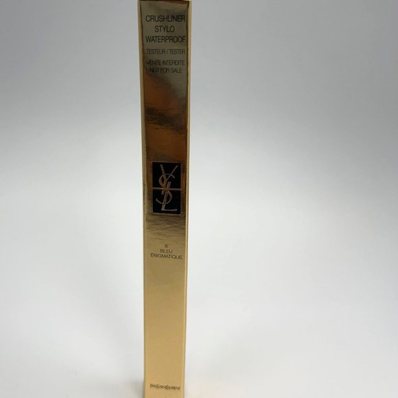 YSL Crushliner Stylo Waterproof Eyeliner #6 Bleau Enigmatique .35 oz NEW! - Picture 1 of 3